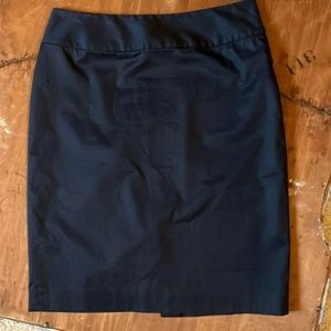 Banana Republic Navy Stretch Petite Skirt